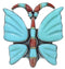 Southwest Multicolor Butterfly Large Statement Ring Size 8-3/4 YS72723